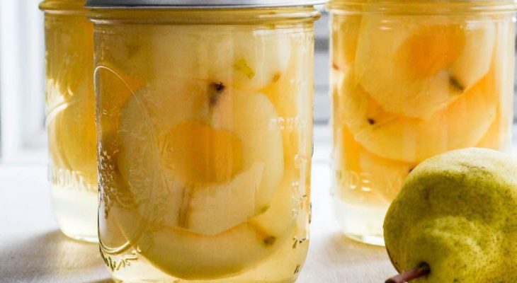 Vanilla or Cinnamon Pears in Light Syrup