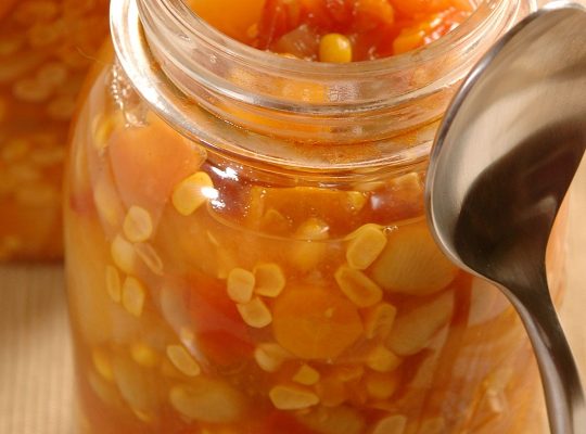 Vegetable soup for canning up your garden!