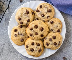 Whole Wheat Clear Jel Chocolate Chip Cookies