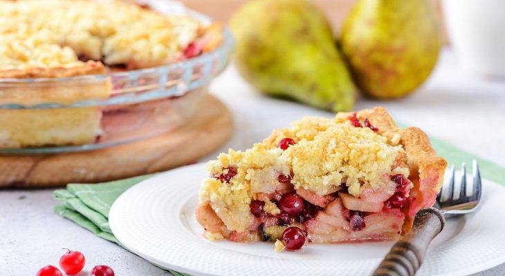 canning pear cranberry pie filling