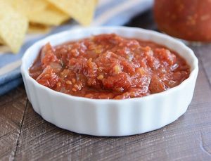 Picante Tomato-Chile Salsa Recipe