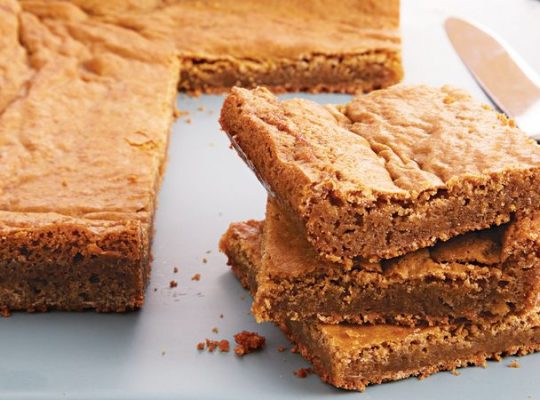 Butterscotch brownies