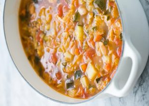 Minestrone soup