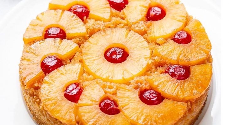 Pineapple upside down cake