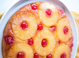 Pineapple upside down cake