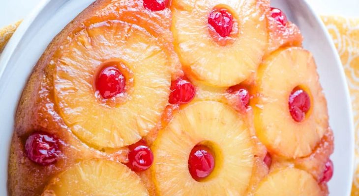 Pineapple upside down cake