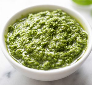 Basil pesto sauce