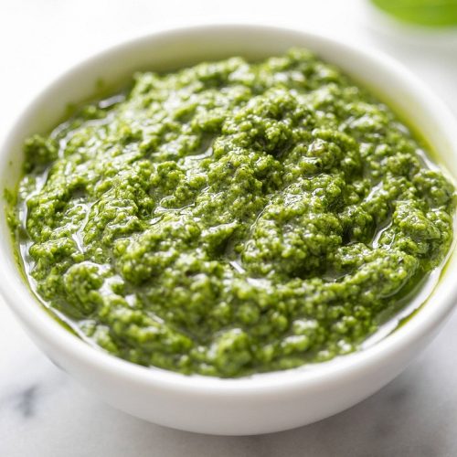 Basil pesto sauce