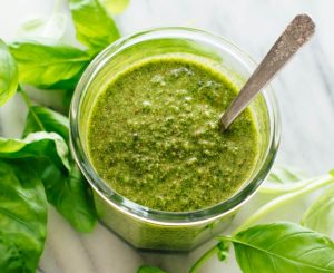 Basil pesto sauce