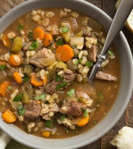 Beef Barley winter soup