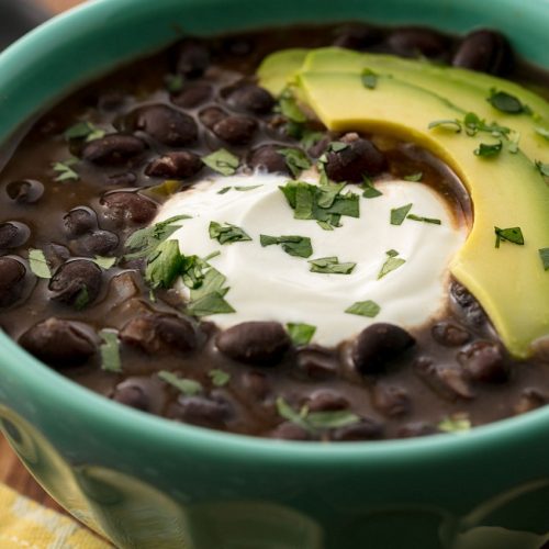 Black bean soup