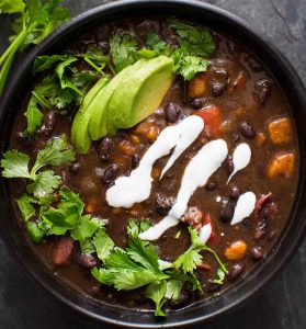 Black bean soup