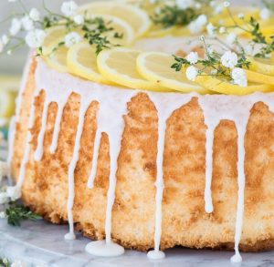 Lemon angel cake