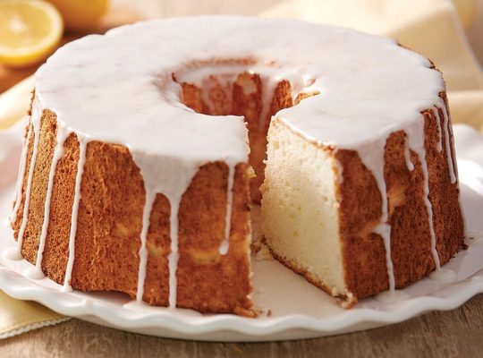 Lemon angel cake