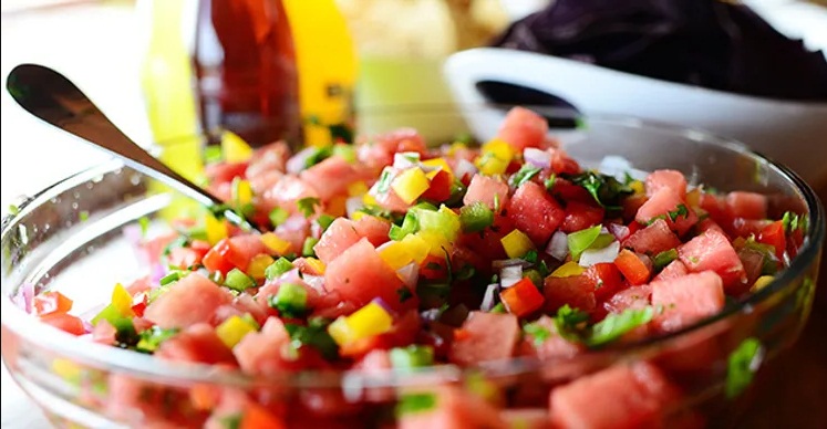 Melon mouth watering salsa