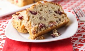 Orange cranberry tea bread