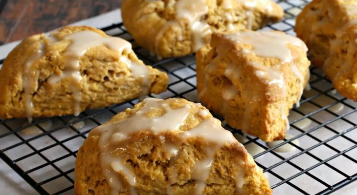 Pumpkin ginger scones