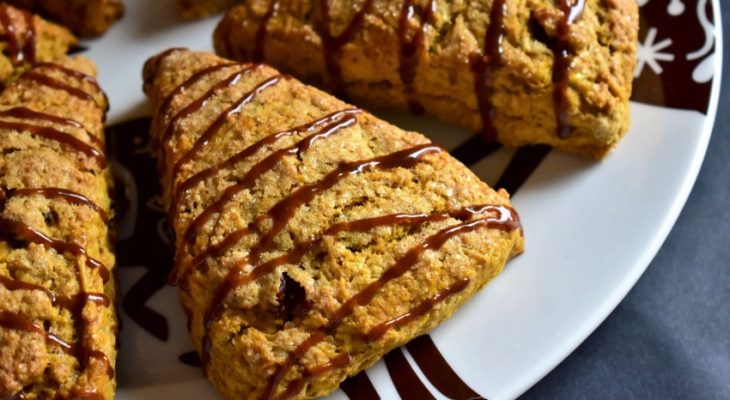 Pumpkin ginger scones