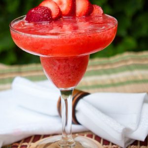 Strawberry margarita slush