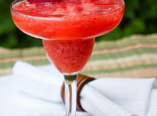 Strawberry margarita slush