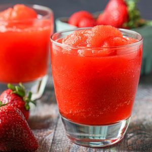 Strawberry margarita slush