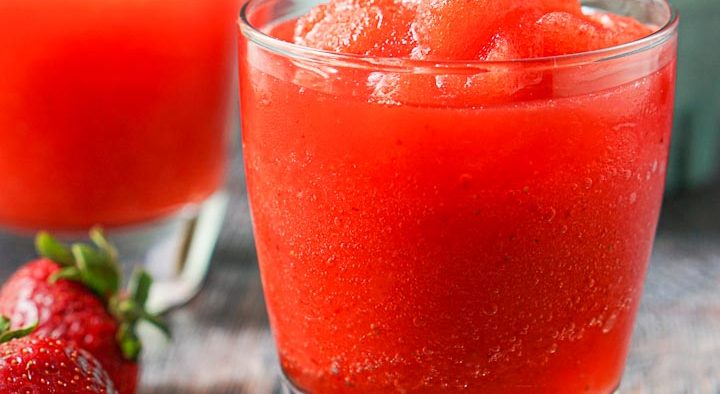 Strawberry margarita slush