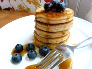 Sugar sassy almond pancakes