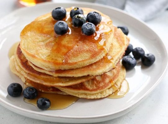 Sugar sassy almond pancakes