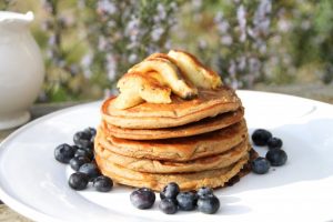 Sugar sassy almond pancakes