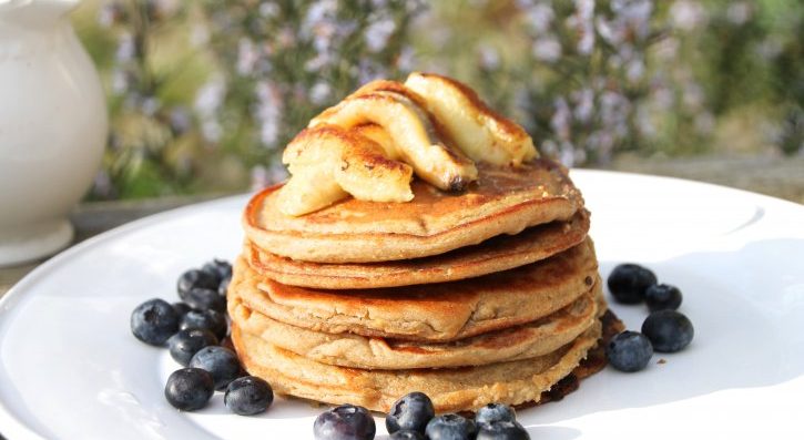 Sugar sassy almond pancakes