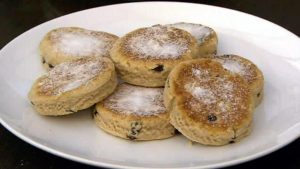 Traditional welsh cakes