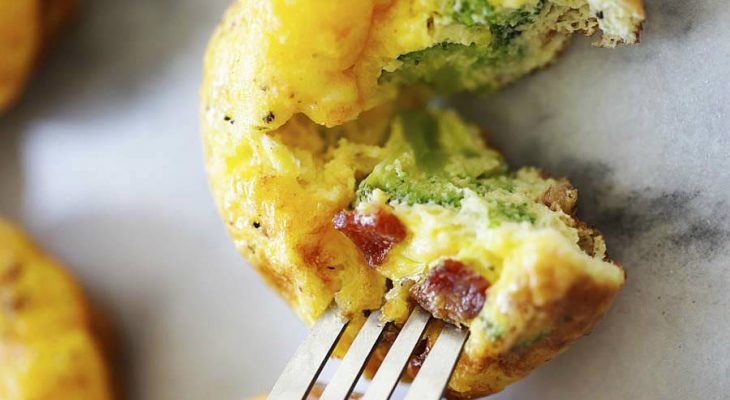 Bacon Broccoli Bites [microwave + deep-frying]