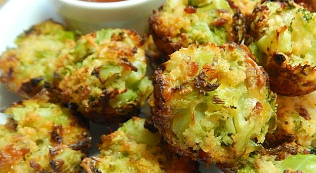 Bacon Broccoli Bites [microwave + deep-frying]