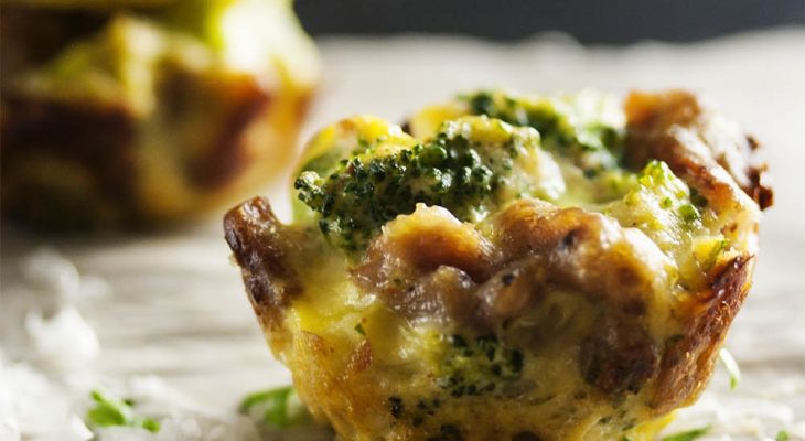 Bacon Broccoli Bites [microwave + deep-frying]