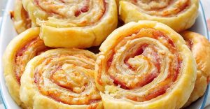 Bacon Cheddar Cheese Spirals