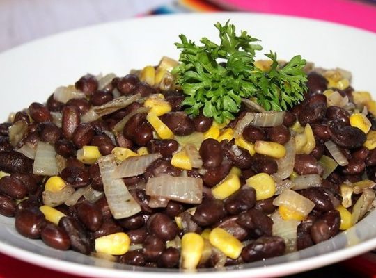 Black bean saute