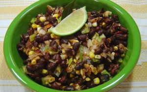 Black bean saute