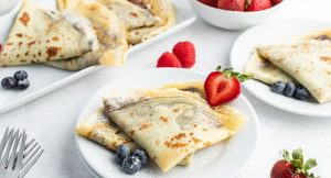 Carole’s crepes for main course