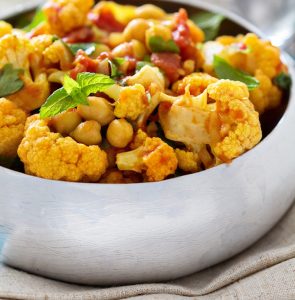 Cauliflower indian spiced