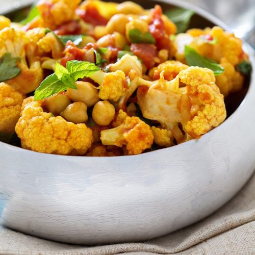 Cauliflower indian spiced