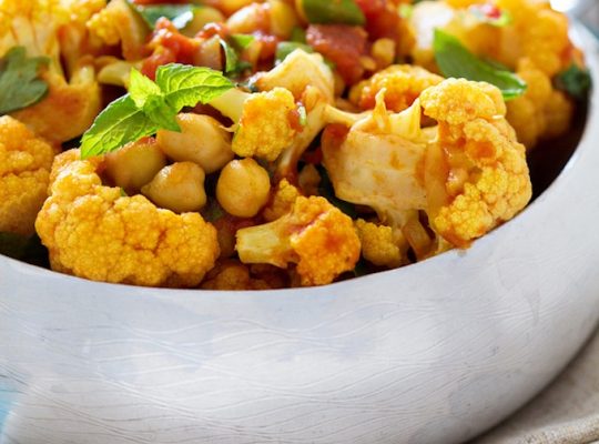 Cauliflower indian spiced