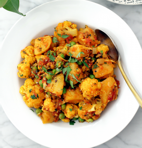 Cauliflower & potato curry