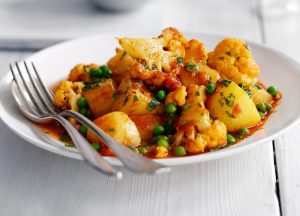 Cauliflower & potato curry