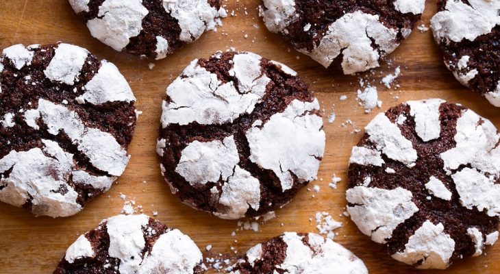 Chocolate Crinkles Cookies Dessert