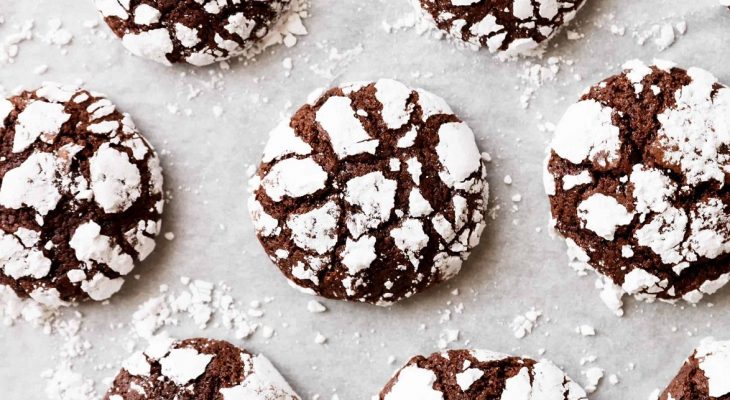 Chocolate Crinkles Cookies Dessert