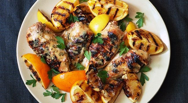 Citrus - grilled chicken