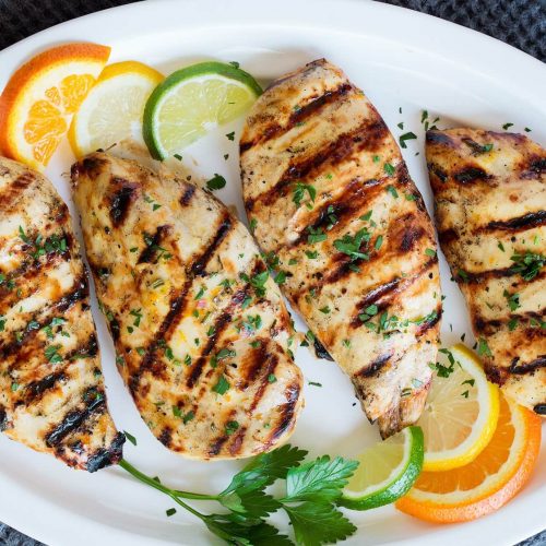 Citrus - grilled chicken