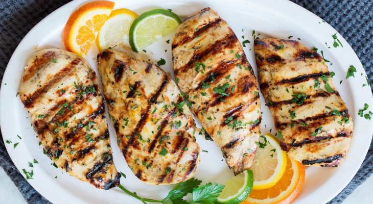 Citrus - grilled chicken