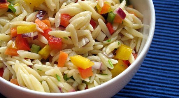 Confetti orzo salad