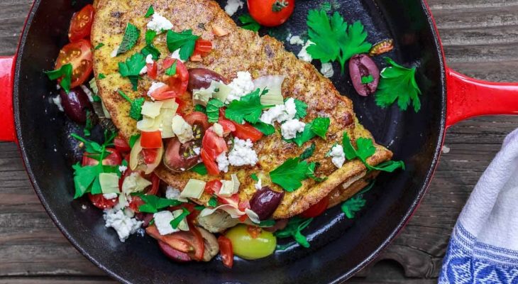 Incredible medtiterrean omelette